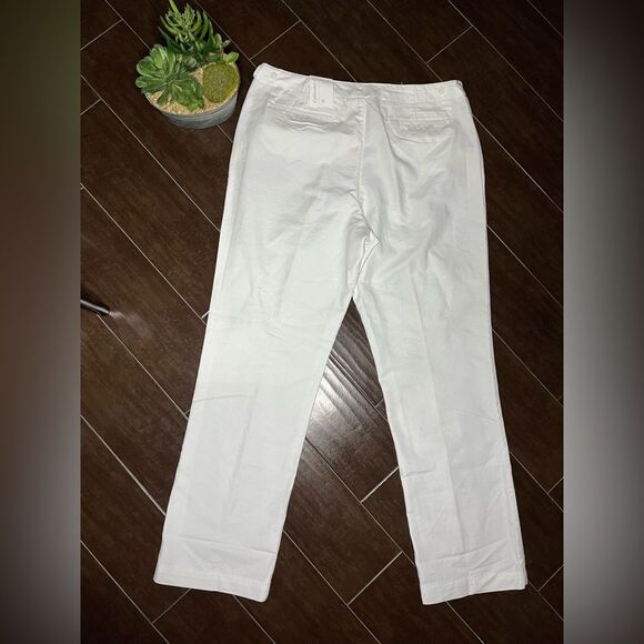 Coldwater Creek white Natural Fit bootcut pants Sz 16 - Picture 5 of 8
